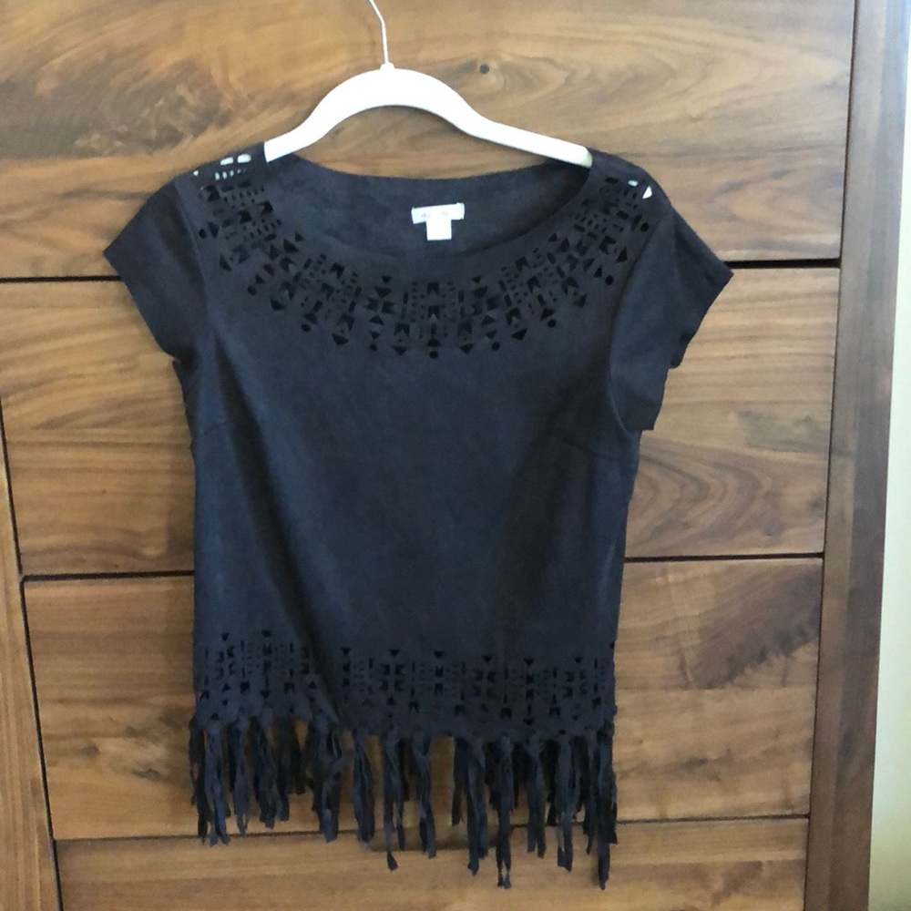 Suede Top